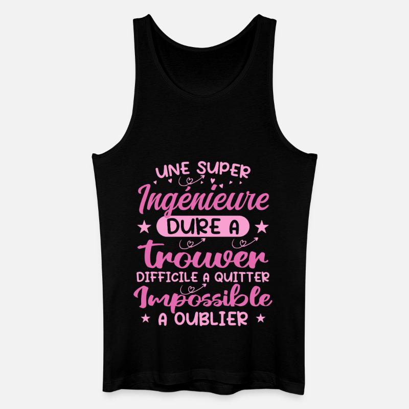 A Super Engineer - Engineer Gift - Men’s Organic Tank Top - black