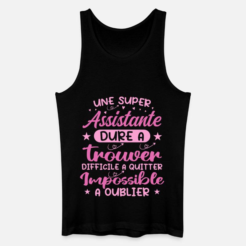 Ein Super Assistant - Assistent Geschenk - Männer Bio Tank Top - Schwarz
