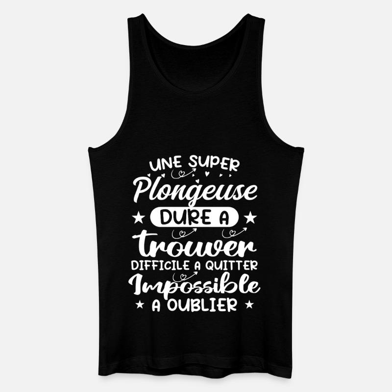 Ein Super Diver - Diver Geschenk - Männer Bio Tank Top - Schwarz