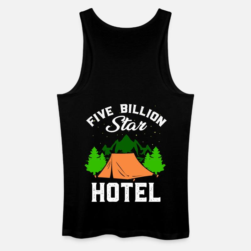 Camping Campen Zelten Geschenk - Männer Bio Tank Top - Schwarz