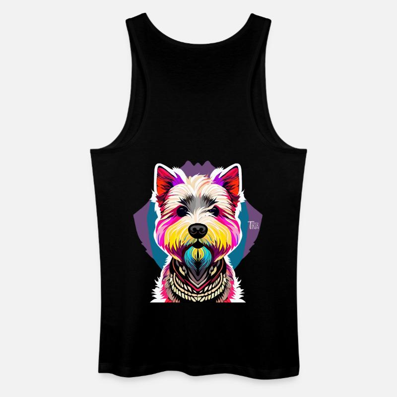 West Highland Terrier - Männer Bio Tank Top - Schwarz