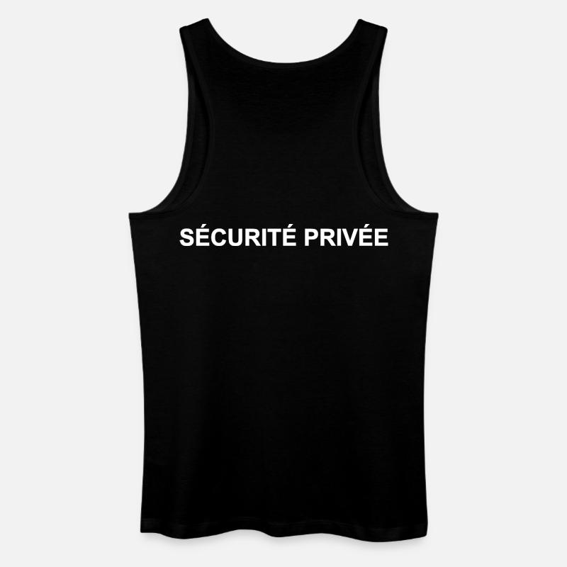 Private Security and Personalized Guarding - Men’s Organic Tank Top - black