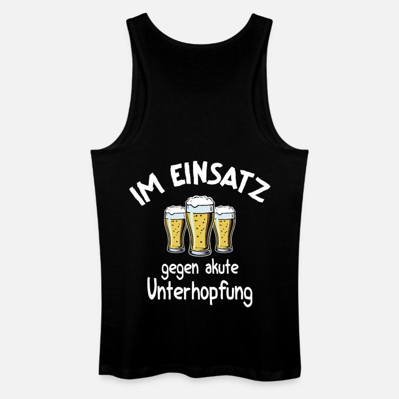 Underhopping Insert – Waitress Bartender Beer - Men’s Organic Tank Top - black