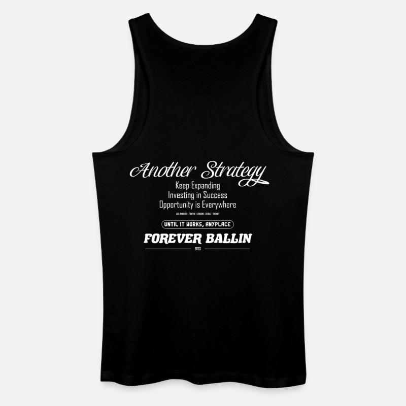 Another Strategy Forever - Men’s Organic Tank Top - black