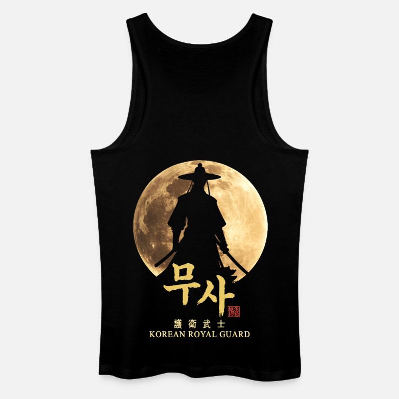 Koreanischer Königlicher Wächter - Männer Bio Tank Top - Schwarz