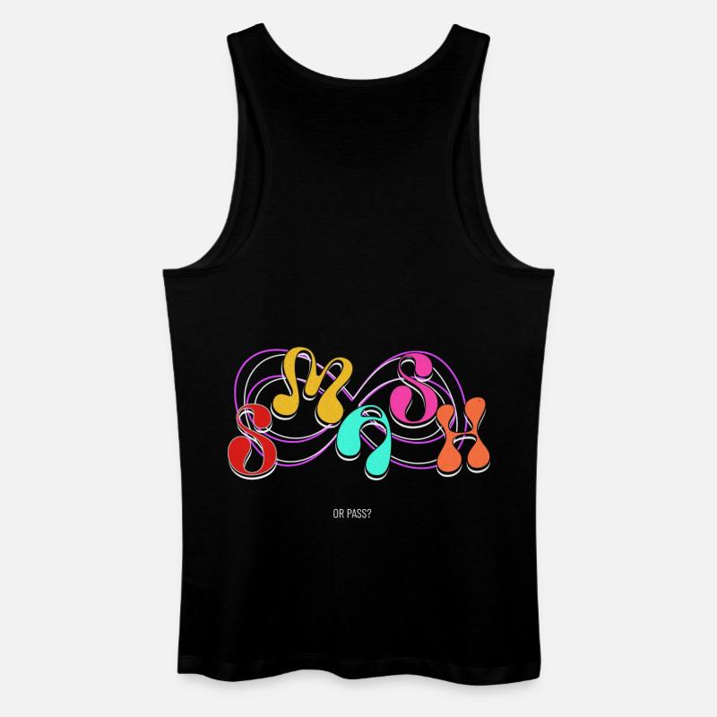 Smash - Männer Bio Tank Top - Schwarz