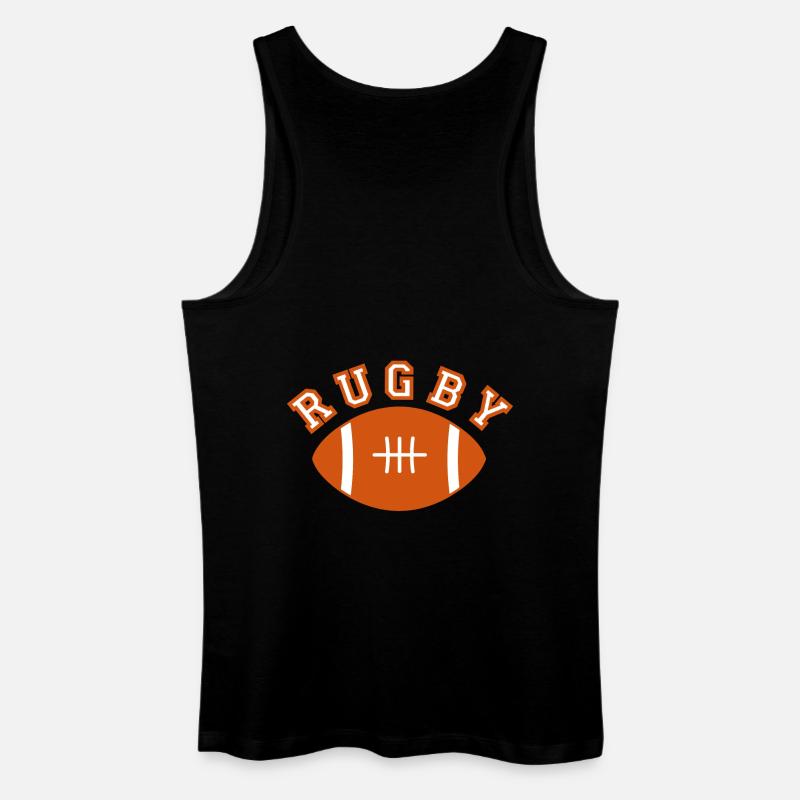 rugby - Men’s Organic Tank Top - black