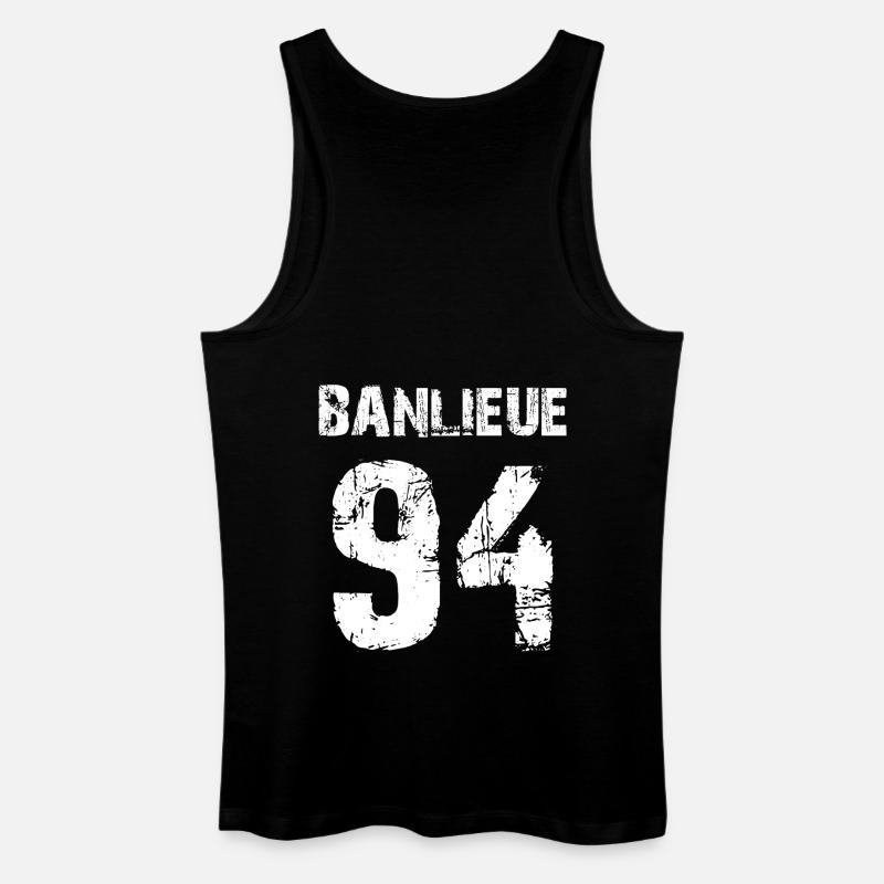 banlieue 94 - Männer Bio Tank Top - Schwarz
