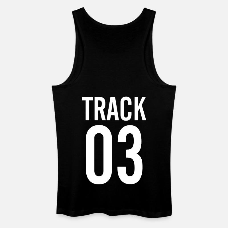 TRACK - Männer Bio Tank Top - Schwarz