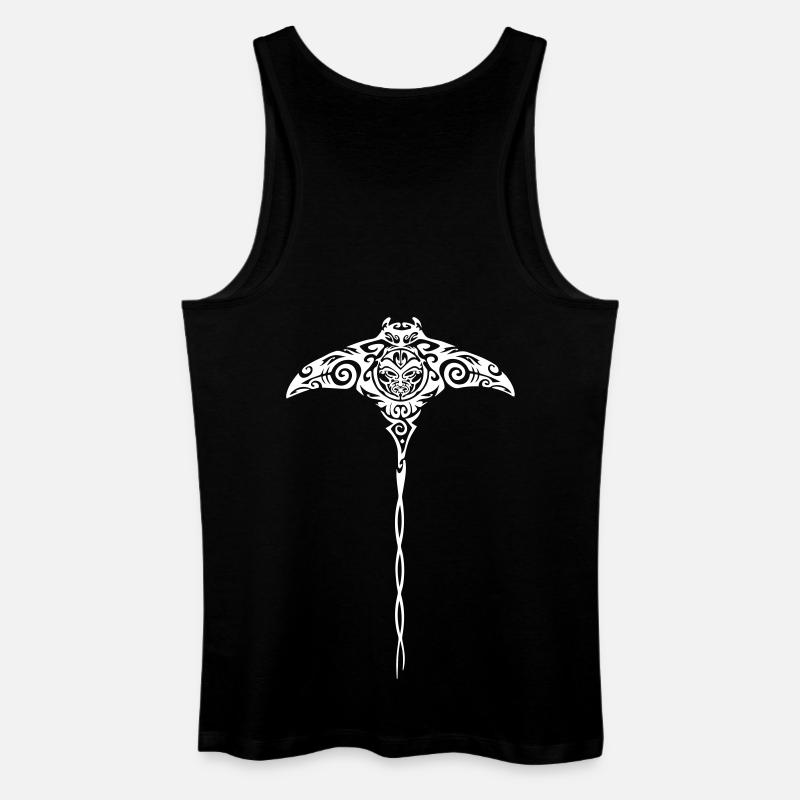 Aloha Ray - Männer Bio Tank Top - Schwarz