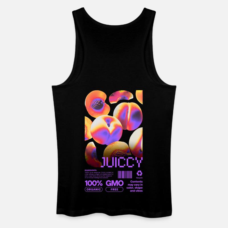 Juicy Glow - Männer Bio Tank Top - Schwarz
