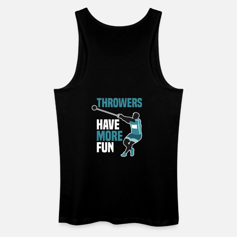 Leichtathletik - Männer Bio Tank Top - Schwarz