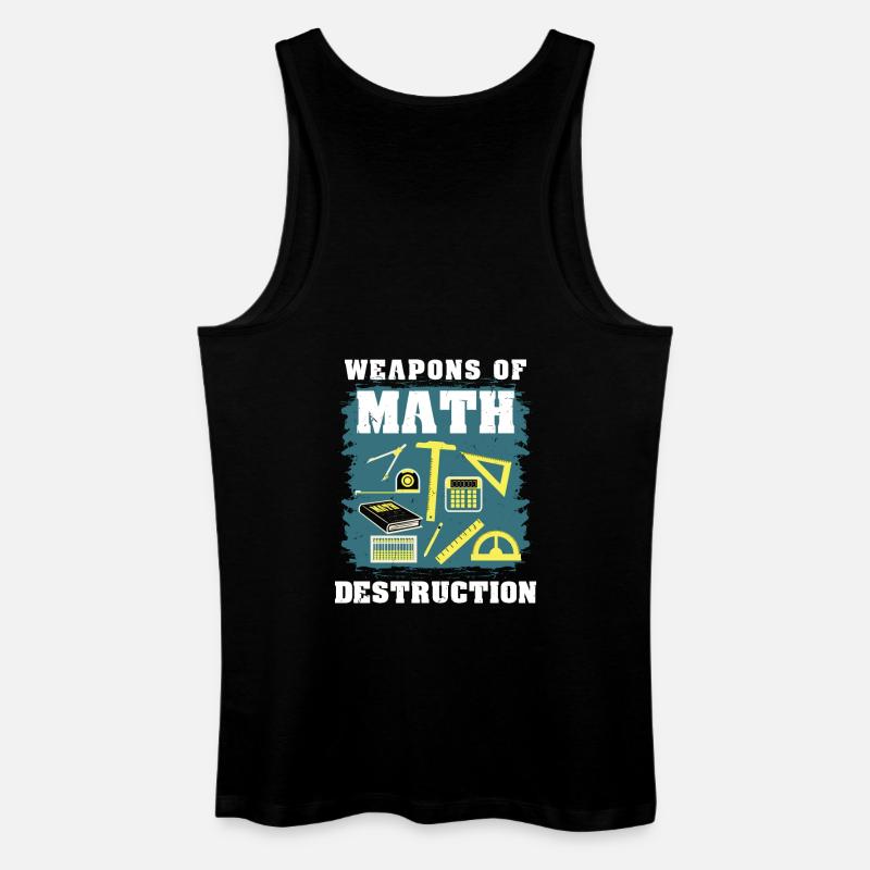 Cadeau math math - Débardeur bio Homme - noir