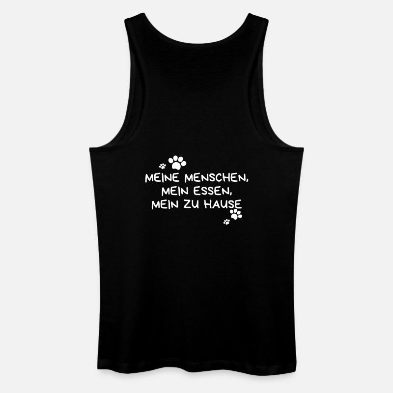 Haustier Witz - Männer Bio Tank Top - Schwarz
