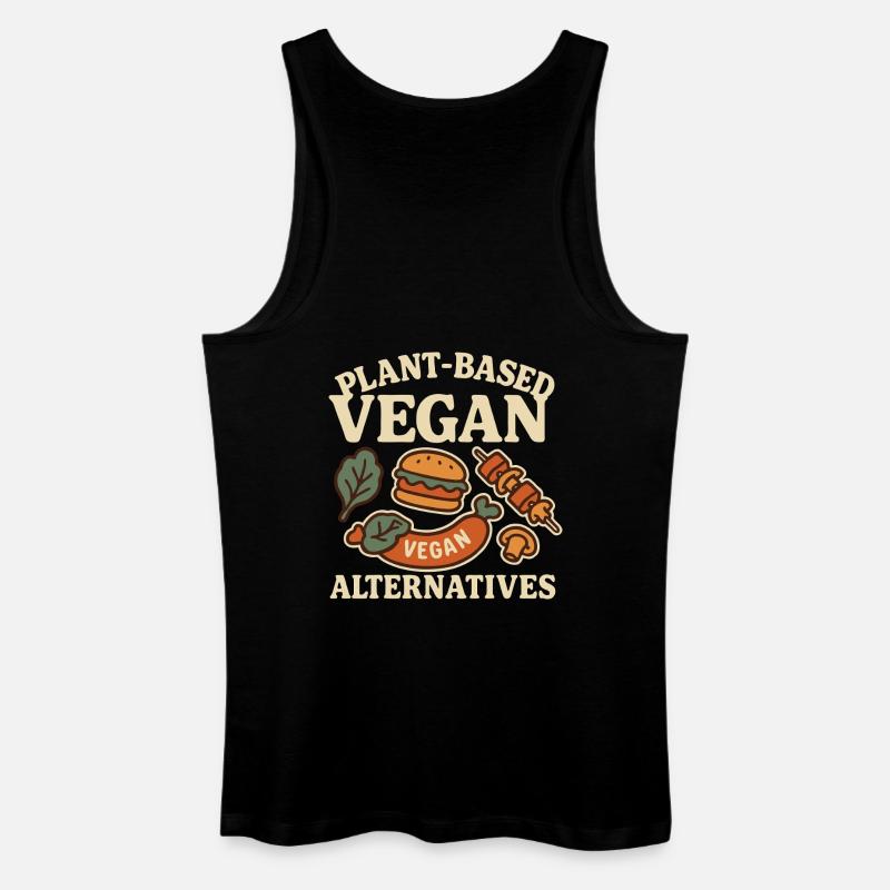 Be Veggie - Männer Bio Tank Top - Schwarz
