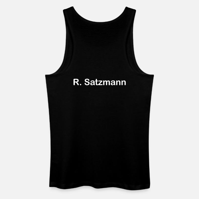 R. Satzmann - Männer Bio Tank Top - Schwarz