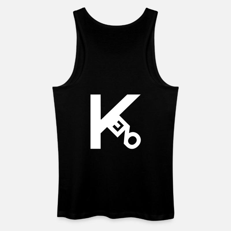 Keno weiss - Männer Bio Tank Top - Schwarz