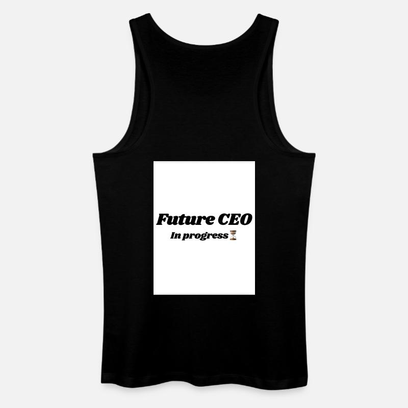 Zukunftsorientierter CEO Impfstoff Design - Männer Bio Tank Top - Schwarz