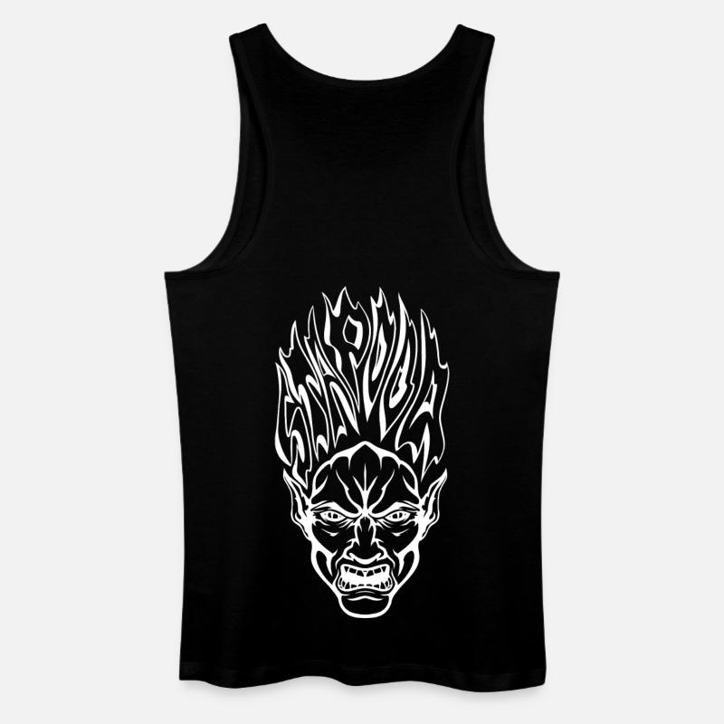 Stapooa dämon1 - Männer Bio Tank Top - Schwarz