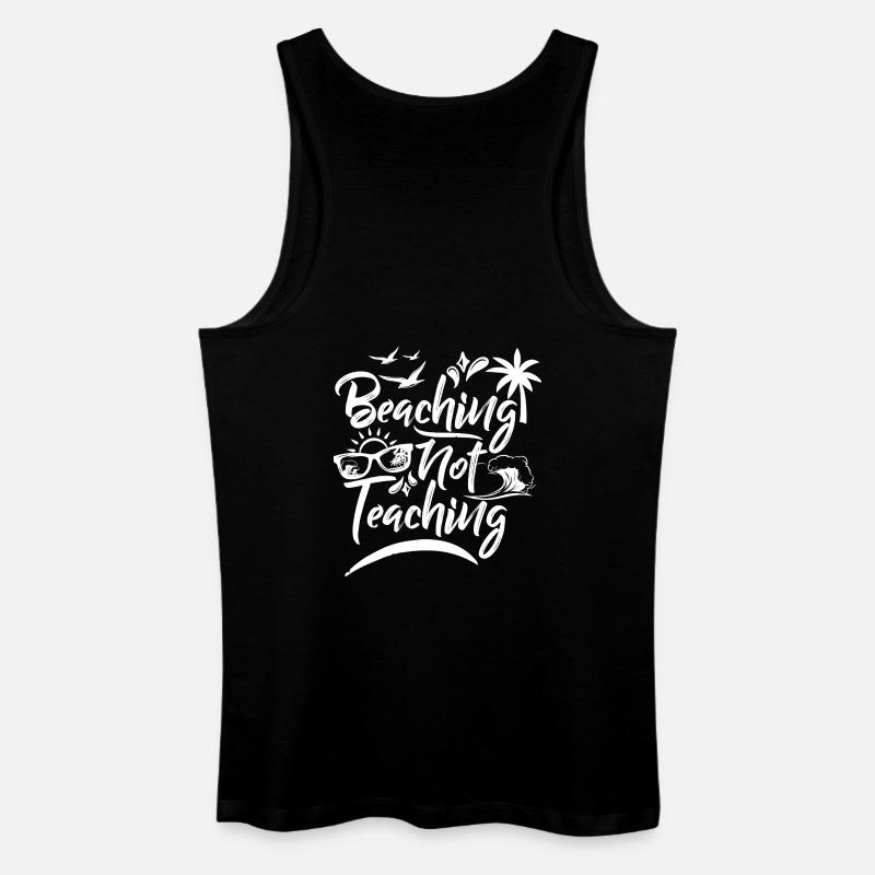 Strandshirt - Männer Bio Tank Top - Schwarz