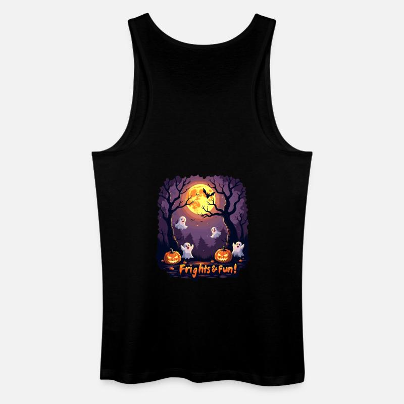 Schrecken & Spaß! Schrecken und Spaß! - Männer Bio Tank Top - Schwarz