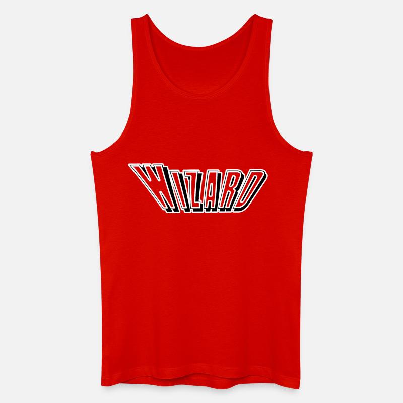 Wizard - Männer Bio Tank Top - Rot