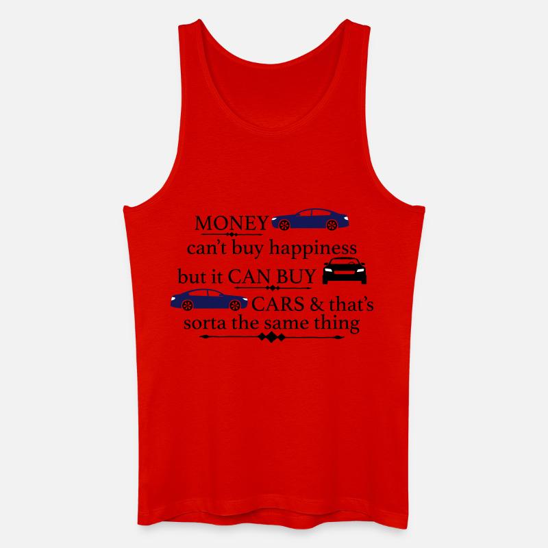 Auto - Männer Bio Tank Top - Rot