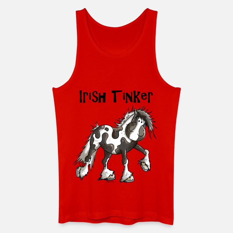 Tracy der Irish Tinker - Männer Bio Tank Top - Rot