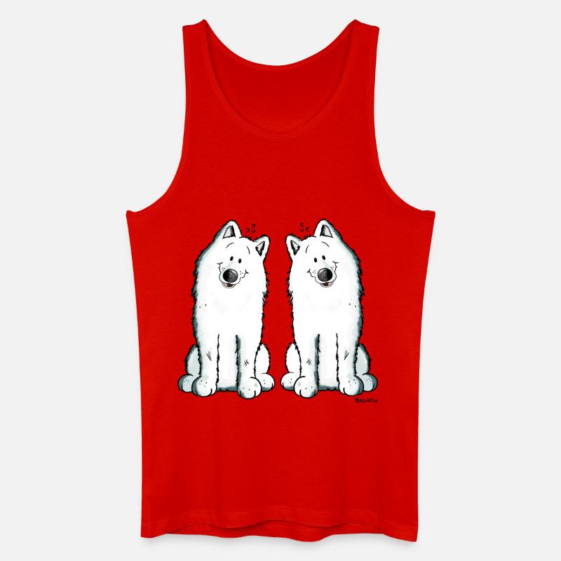 Samojeden Team - Männer Bio Tank Top - Rot
