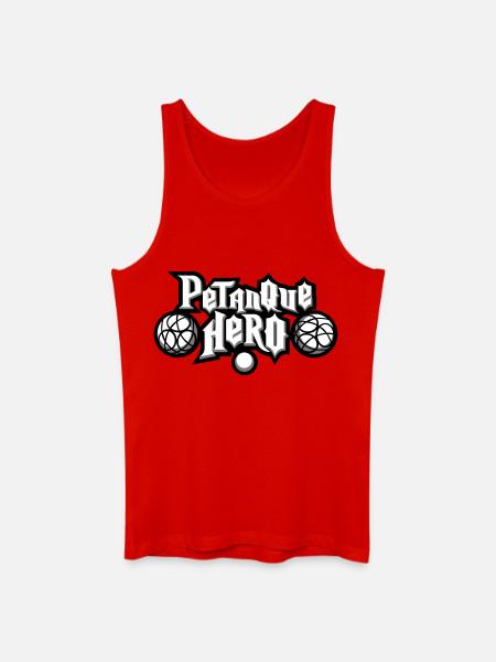 Petanque héro flex - Débardeur bio Homme - rouge
