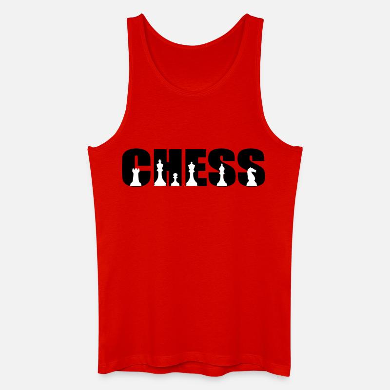 Chess - Männer Bio Tank Top - Rot