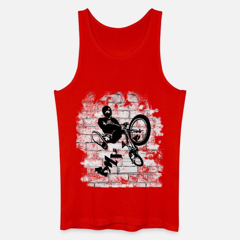 BMX - Männer Bio Tank Top - Rot