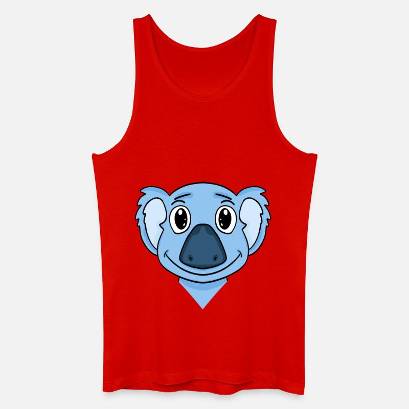 Koala - Männer Bio Tank Top - Rot