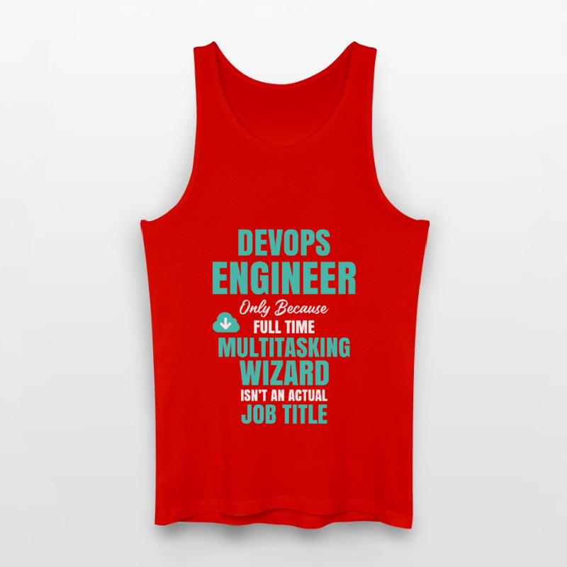 Assistant multitâche DevOps Engineer Débardeur bio Homme