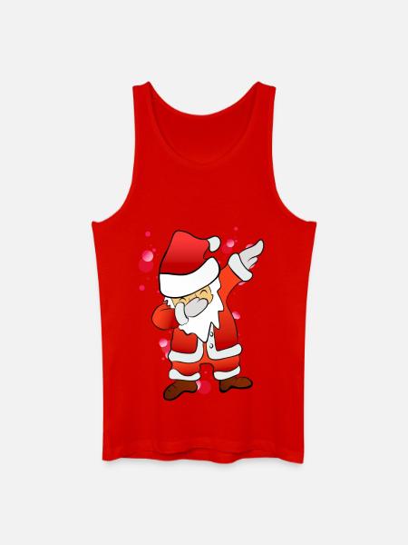Dabbing Nicholas - Men’s Organic Tank Top - red