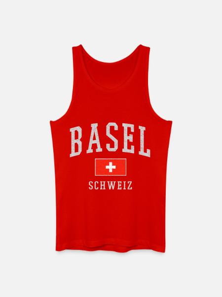 Basel - Men’s Organic Tank Top - red