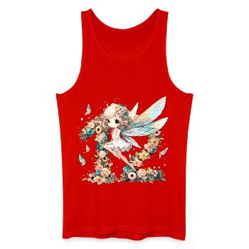 12 Year Old Fairy Elf Birthday Gift - Men’s Organic Tank Top - red - Front