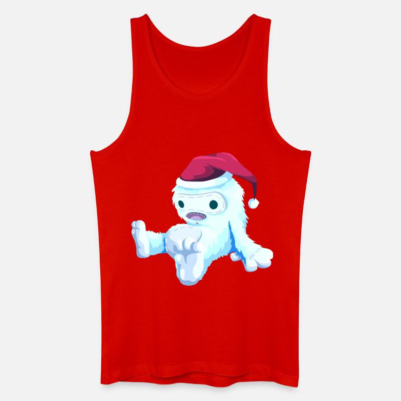 Weihnachtspuppe - Männer Bio Tank Top - Rot