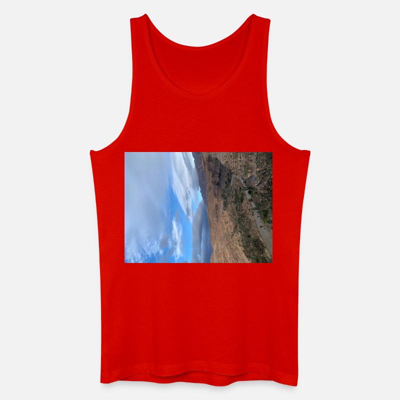 صورة لحضارة البربر - Männer Bio Tank Top - Rot