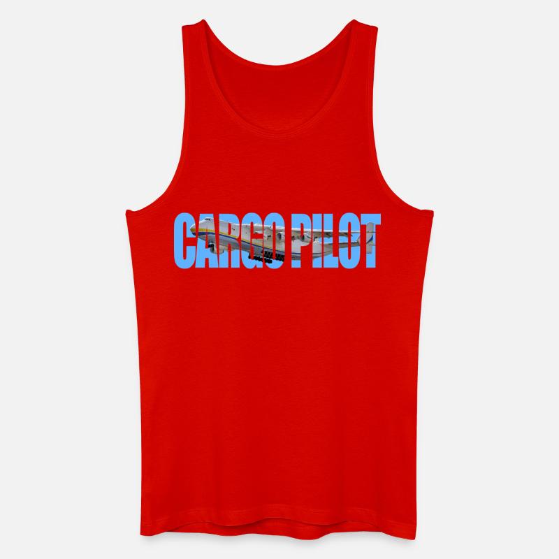 Cargo pilot An-225 - Männer Bio Tank Top - Rot