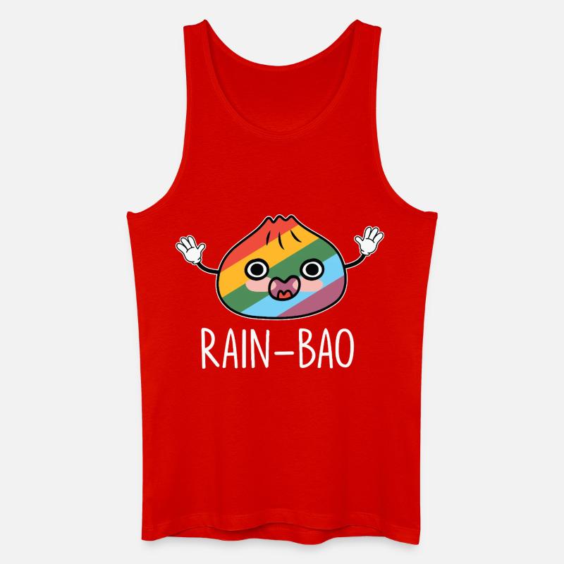 Regen-Bao Potion Glück vielfarbig - Männer Bio Tank Top - Rot