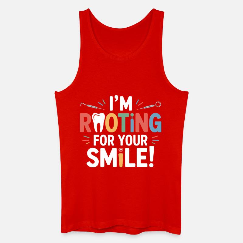 Dentale Artikulatoren Technisches Design - Männer Bio Tank Top - Rot