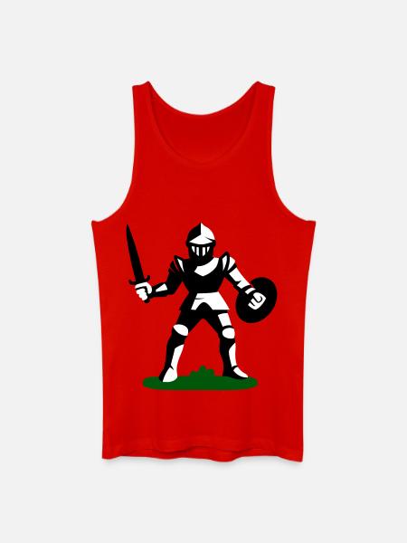 Ritter Spielzeug - Männer Bio Tank Top - Rot