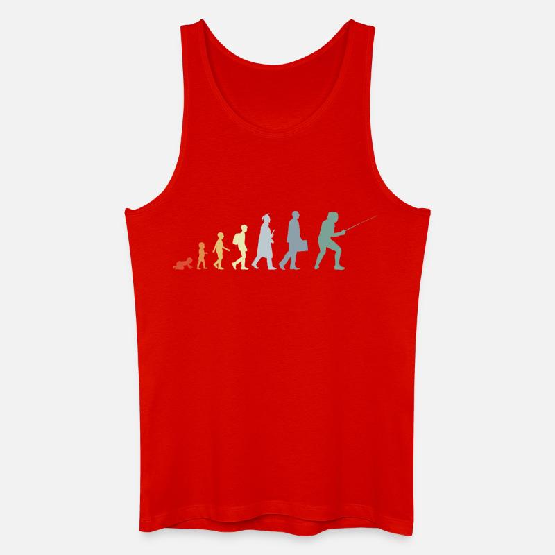 Fencer Evolution - Men’s Organic Tank Top - red