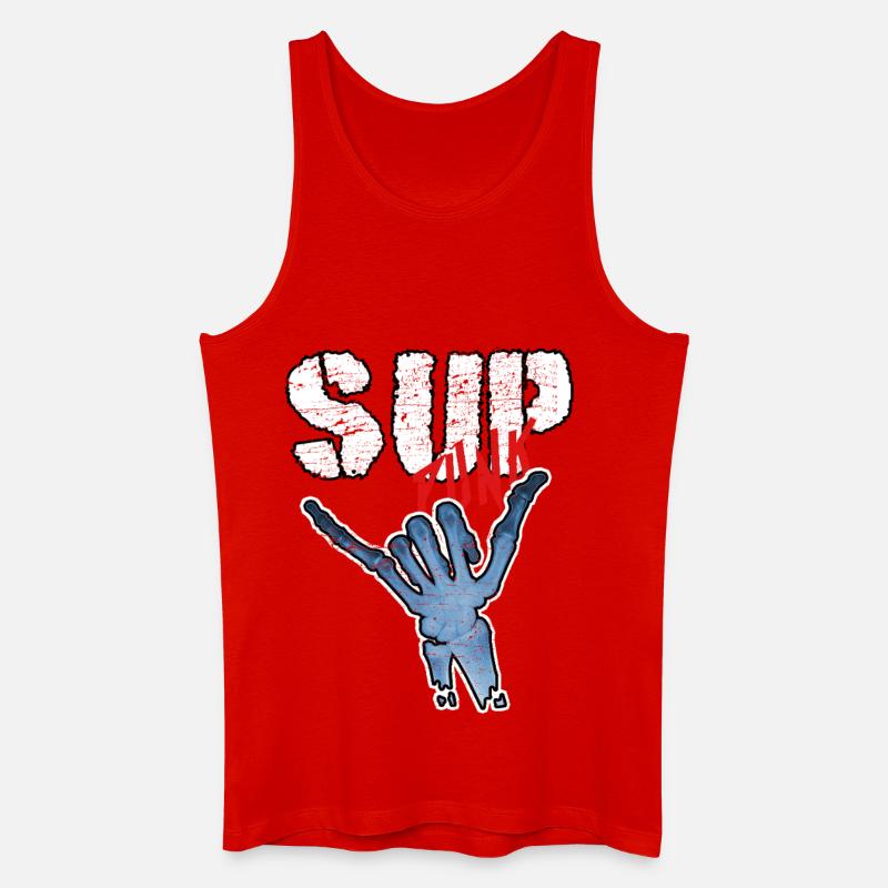 SUP - Männer Bio Tank Top - Rot