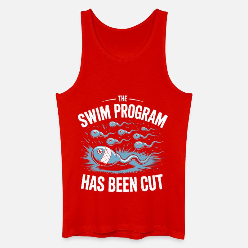 Swimming program has ended - Men’s Organic Tank Top - red