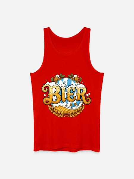 Beer Drinking Drinking - Men’s Organic Tank Top - red