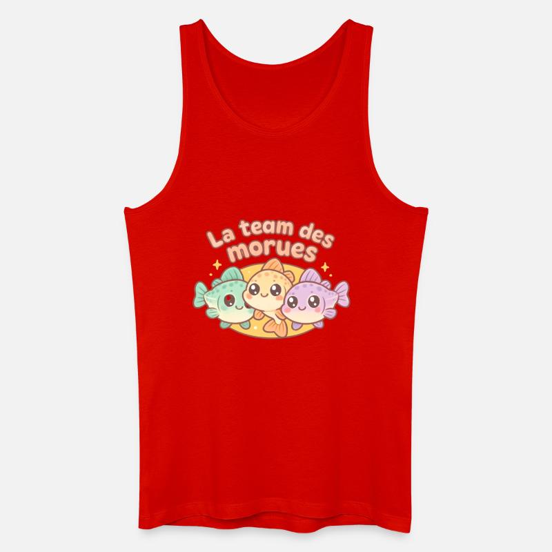 Team Cod Kawaii - Männer Bio Tank Top - Rot
