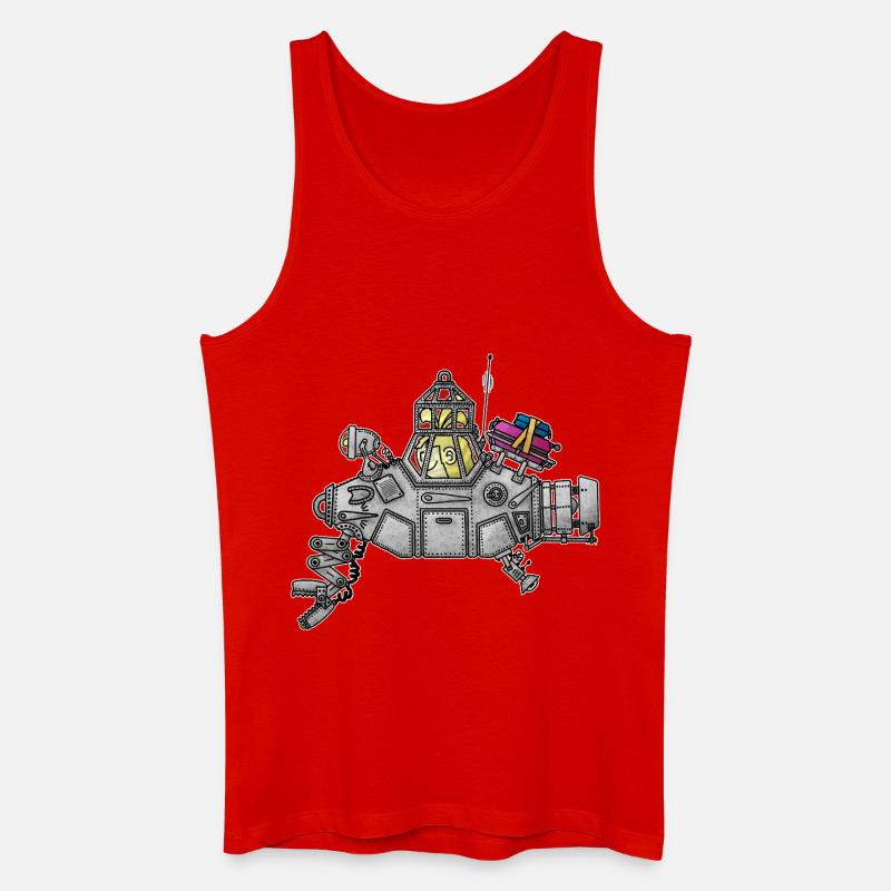  Senta - das schnaufende U-Boot / - Männer Bio Tank Top - Rot