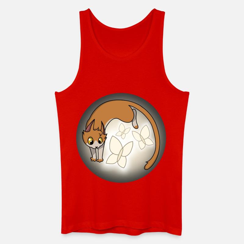 Schnurrhaare des Lichts - Männer Bio Tank Top - Rot